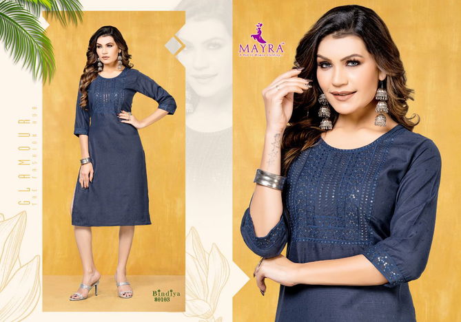 Mayra Bindiya Wholesale Kurti Exclusive Wear Collection